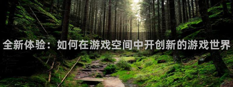 鼎点娱乐注册：全新体验：如何在游戏空间中开创新的游戏世界
