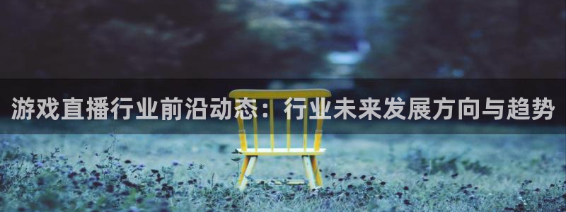 鼎点娱乐平台：游戏直播行业前沿动态：行业未来发展方向与趋势